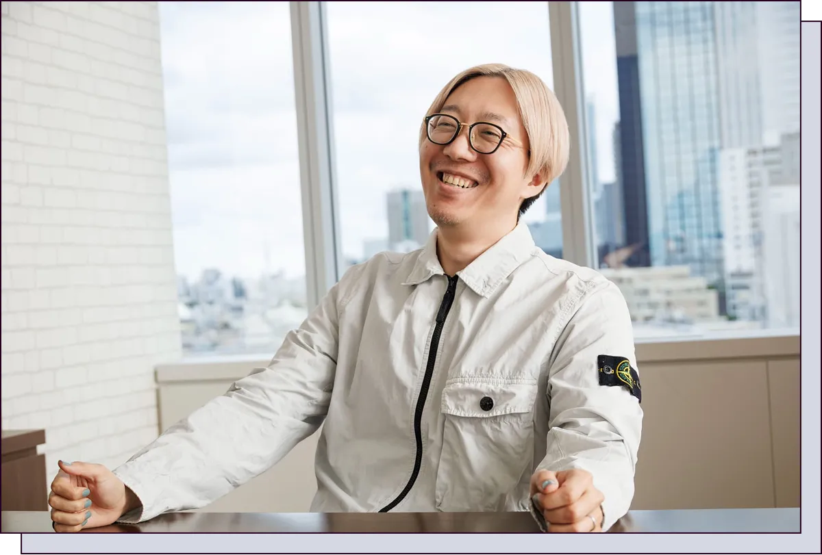 社長へのインタビュー画像