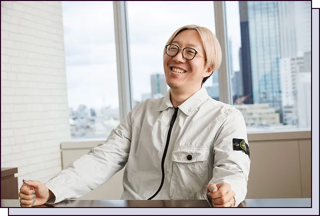 社長へのインタビュー画像